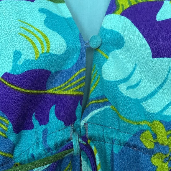 Vintage Kimo's Polynesian Shop Made in Hawaii Maxi Dress - Picture 4 of 16